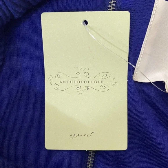 Anthropologie Maeve NWT Blue Ottoman Cocktail Dress Size Petite Small. - Picture 8 of 15